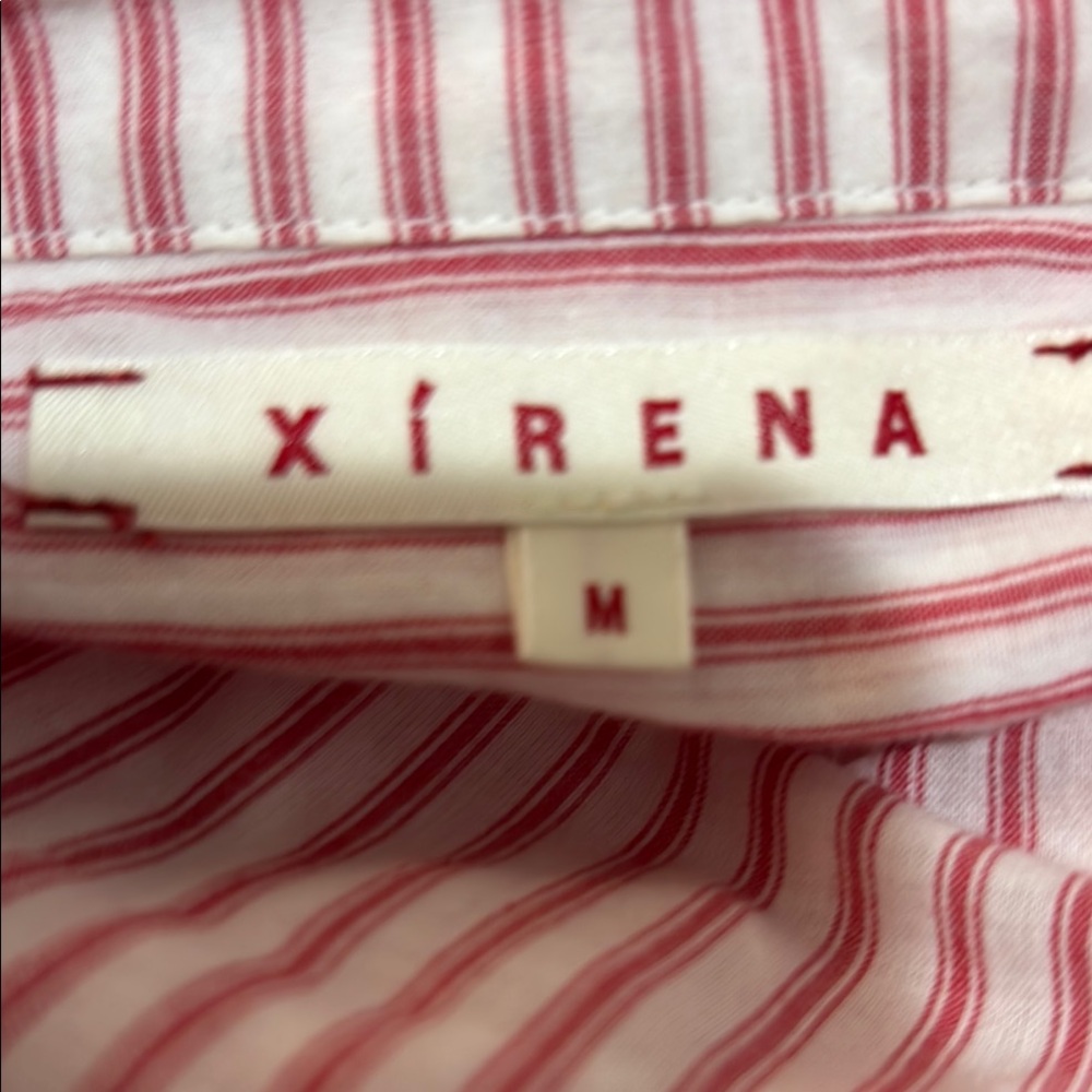 XIRENA stripped button down Shirt size M - Picture 11 of 11